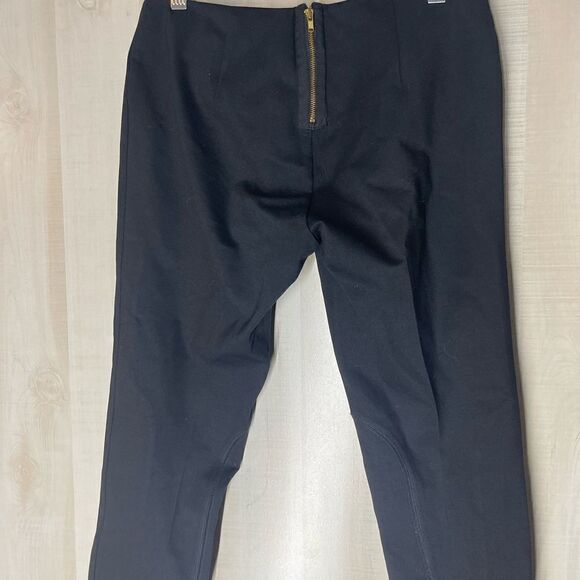 J. Crew black riding pants back exposed zipper, size 8 - Picture 9 of 15